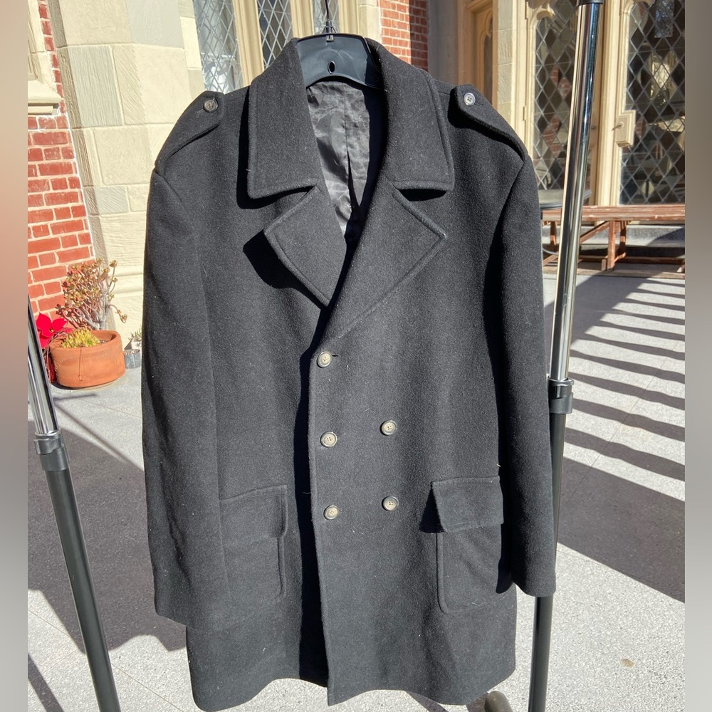 Chaps men’s wool blend coat